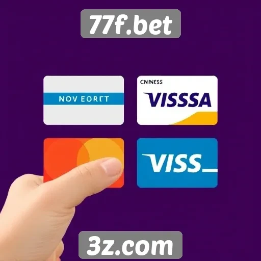 Métodos de pagamento aceitos no 77f.bet